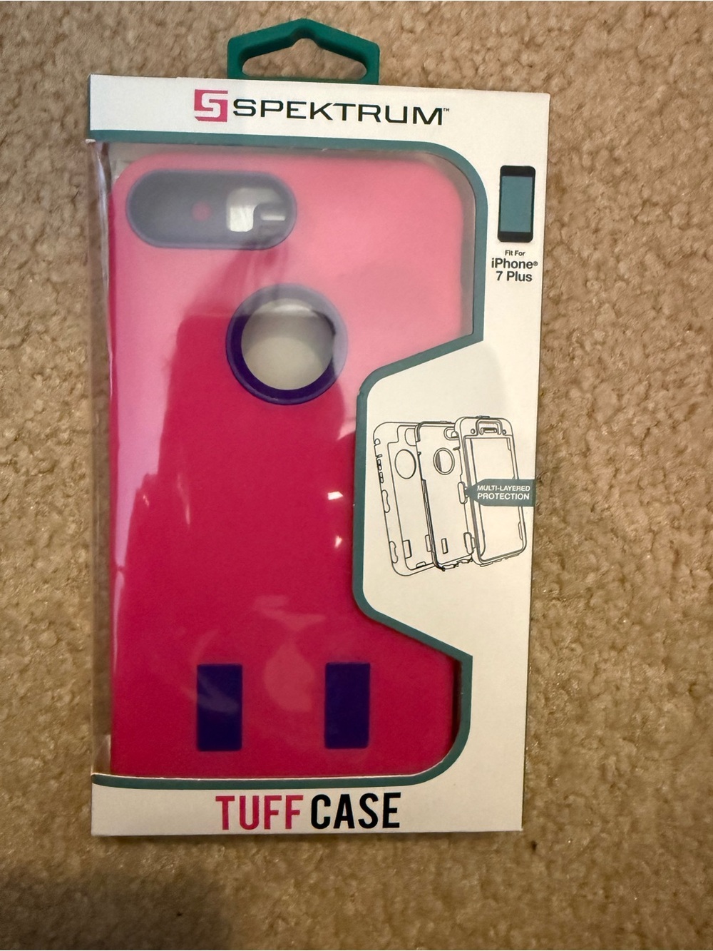 Spektrum Tuff Case for iPhone 7 Plus — Pink